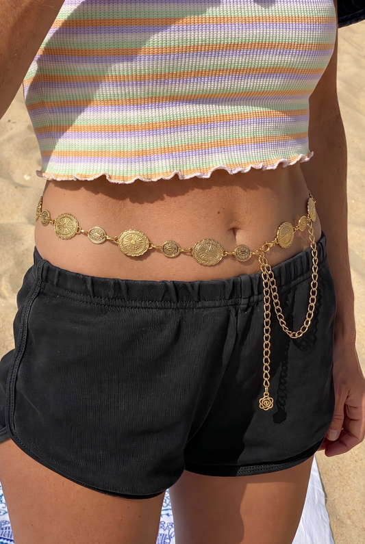 Chaîne de Taille Véra – Style Vintage Plaquée Or 115cm | CHIC & PERLES