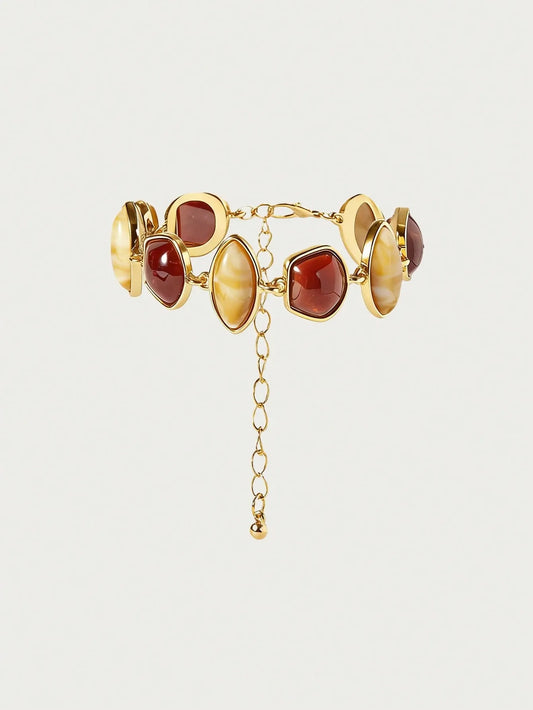 Bracelet Xedylia – Bijou Femme Doré | CHIC & PERLES