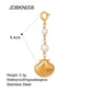 Pendentif Bikini Coquillage – Acier Inoxydable Plaqué Or 18K | CHIC & PERLES