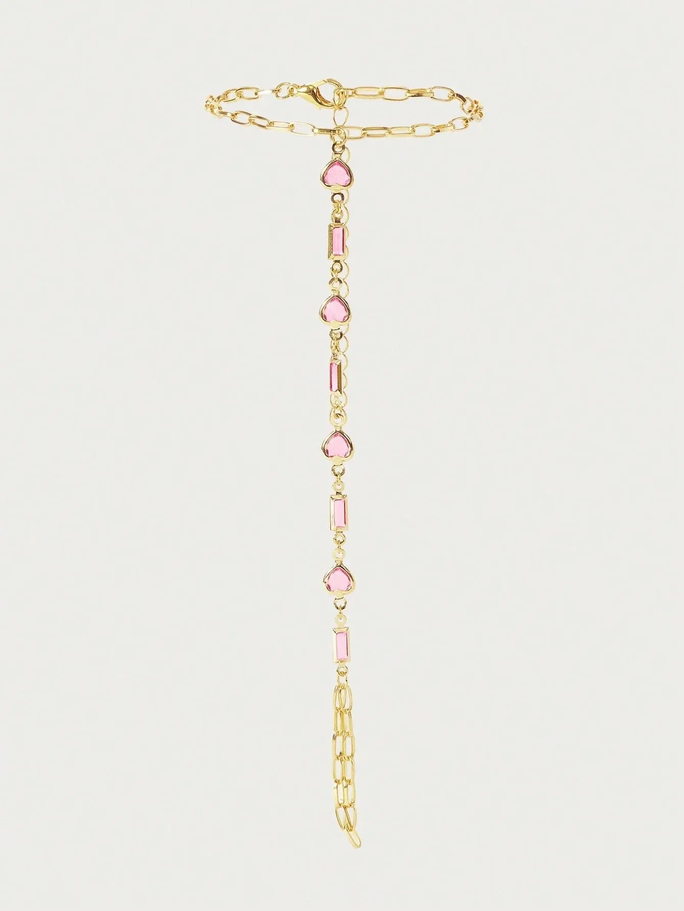 Chaîne de Doigt Pascale - Cristal Plaquée Argent | Bijou de Main Femme