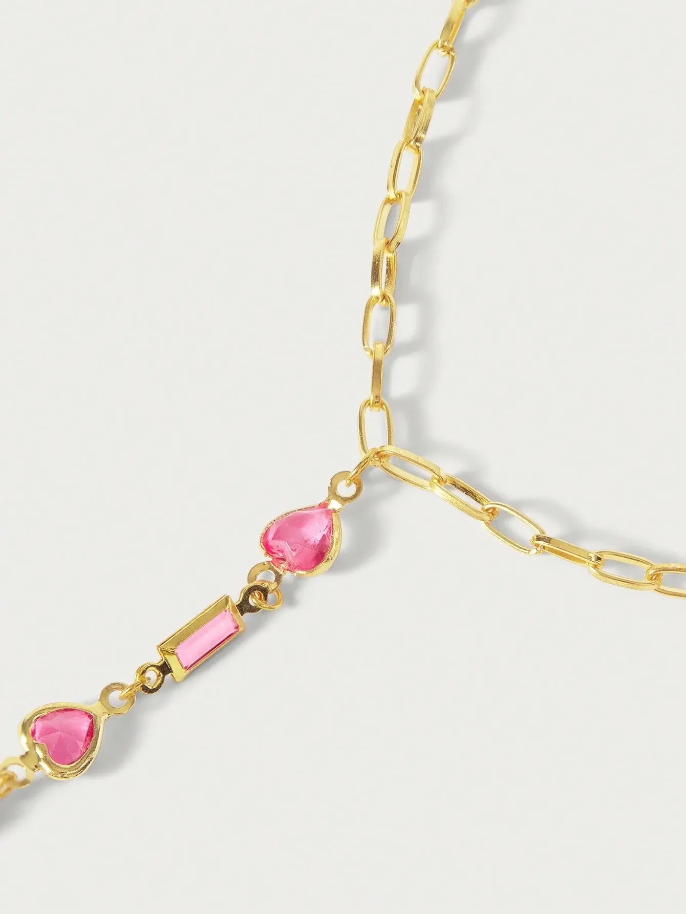 Chaîne de Doigt Pascale - Cristal Plaquée Argent | Bijou de Main Femme