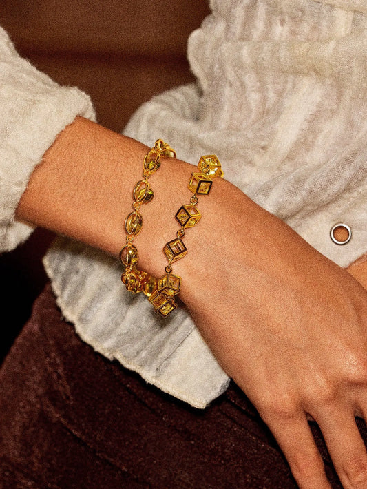 Bracelet Céleste – Bijou Femme Doré | CHIC & PERLES