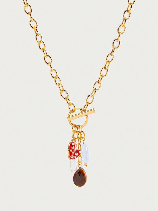 Collier Bertille – Pendentif Plaqué Or Minimaliste & Élégant | CHIC & PERLES